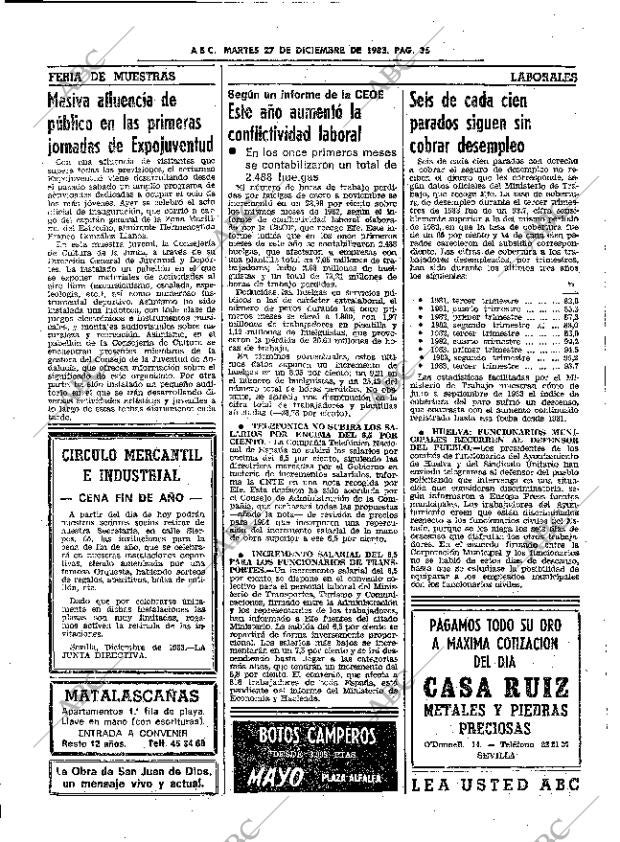 ABC SEVILLA 27-12-1983 página 36