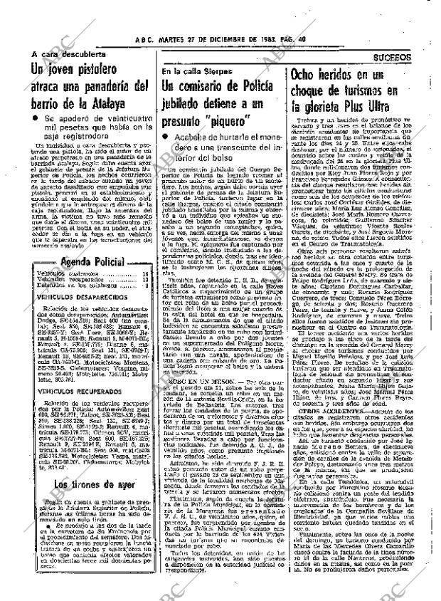 ABC SEVILLA 27-12-1983 página 40