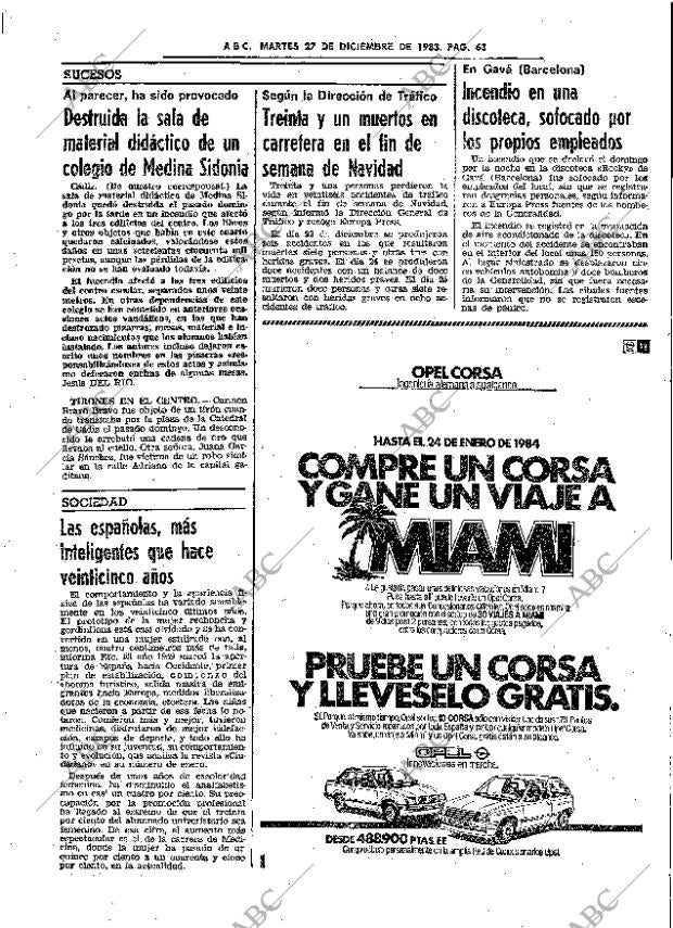 ABC SEVILLA 27-12-1983 página 63