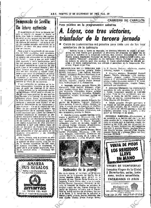 ABC SEVILLA 27-12-1983 página 69