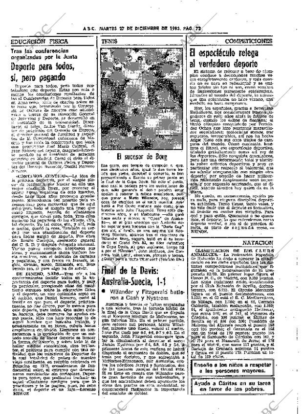 ABC SEVILLA 27-12-1983 página 72