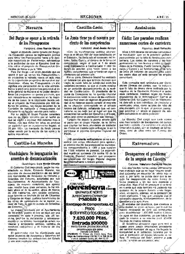 ABC MADRID 28-12-1983 página 23