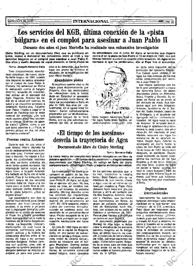 ABC MADRID 28-12-1983 página 25