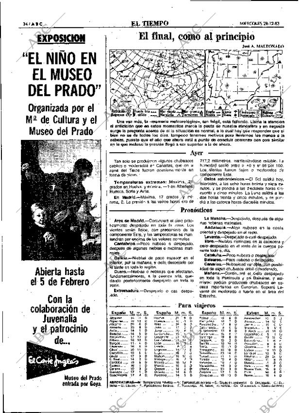 ABC MADRID 28-12-1983 página 34