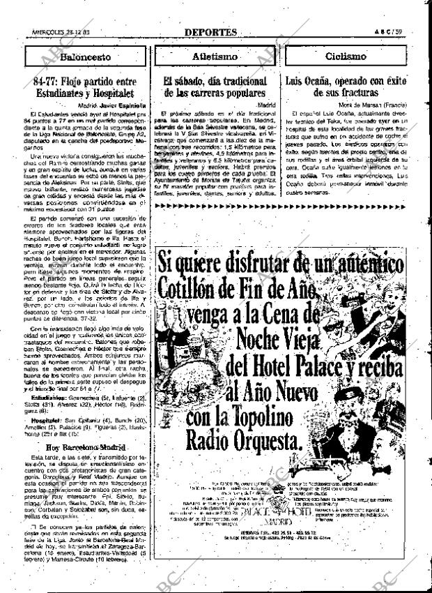 ABC MADRID 28-12-1983 página 59