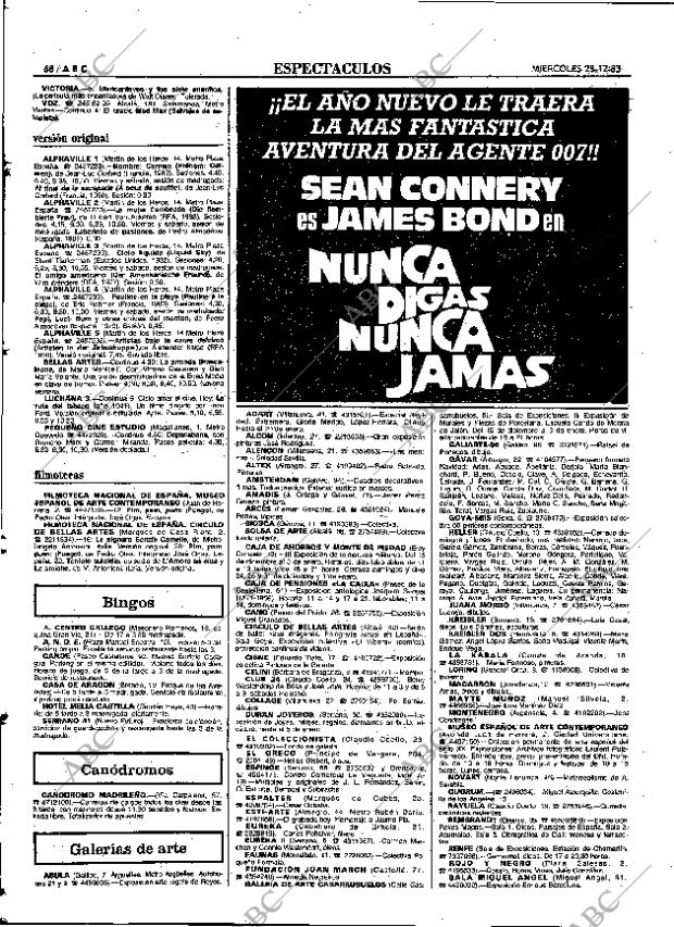 ABC MADRID 28-12-1983 página 68