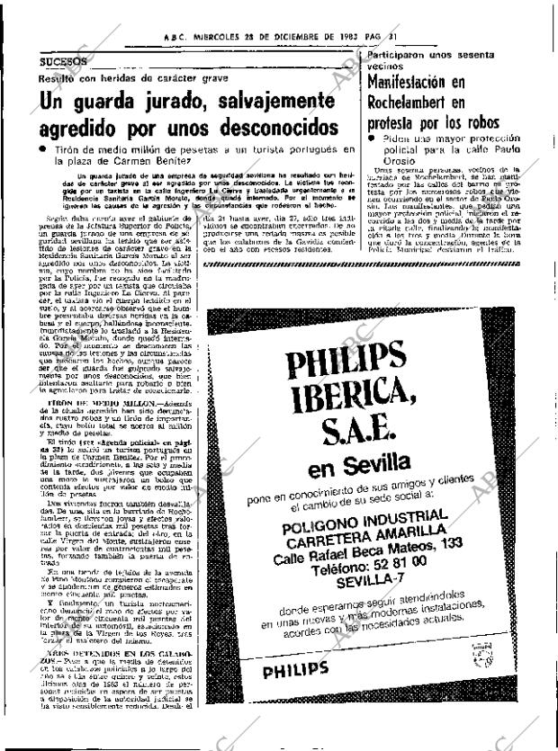 ABC SEVILLA 28-12-1983 página 31