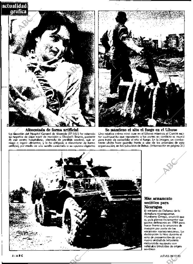ABC MADRID 29-12-1983 página 8