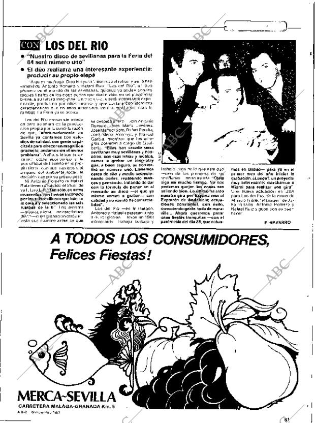 ABC SEVILLA 29-12-1983 página 81