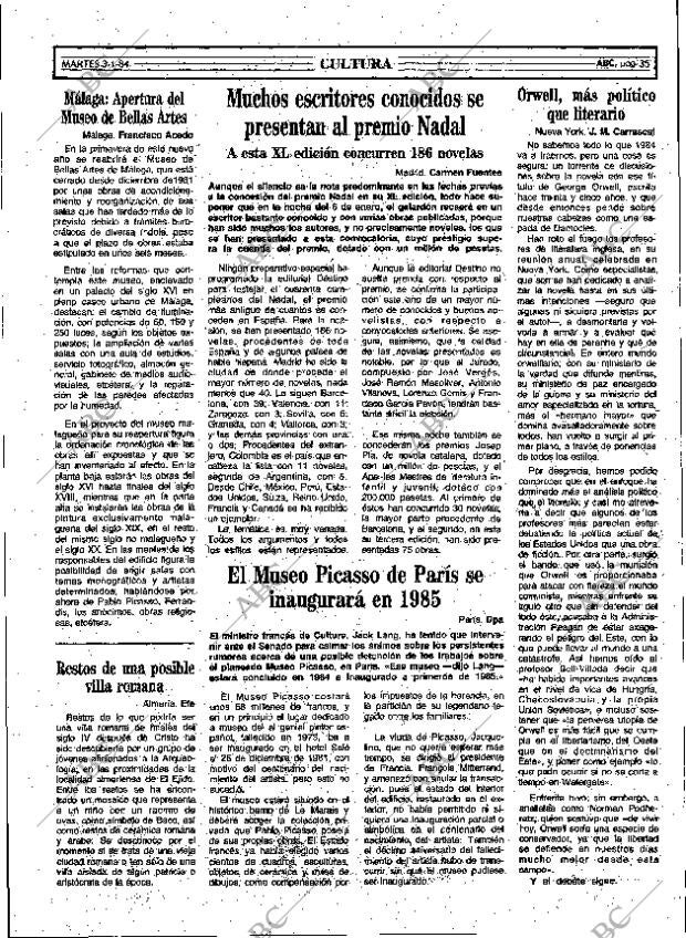 ABC MADRID 03-01-1984 página 35