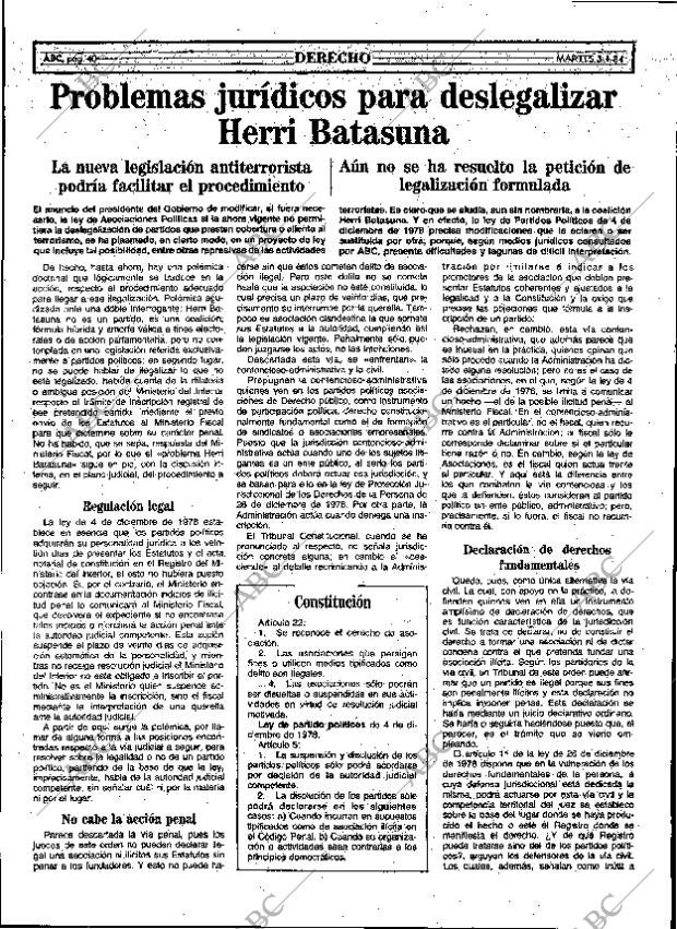 ABC MADRID 03-01-1984 página 40