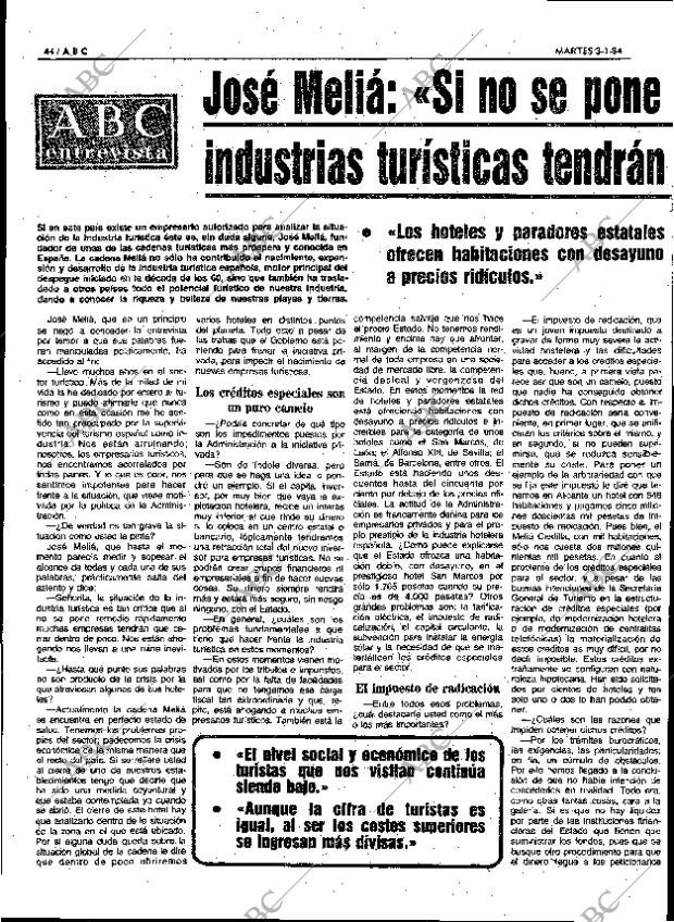 ABC MADRID 03-01-1984 página 44