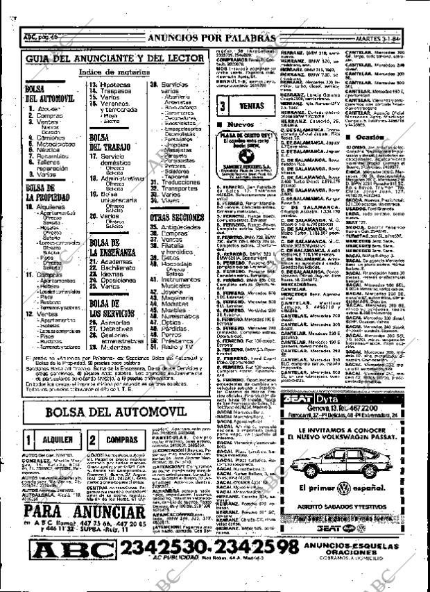 ABC MADRID 03-01-1984 página 66