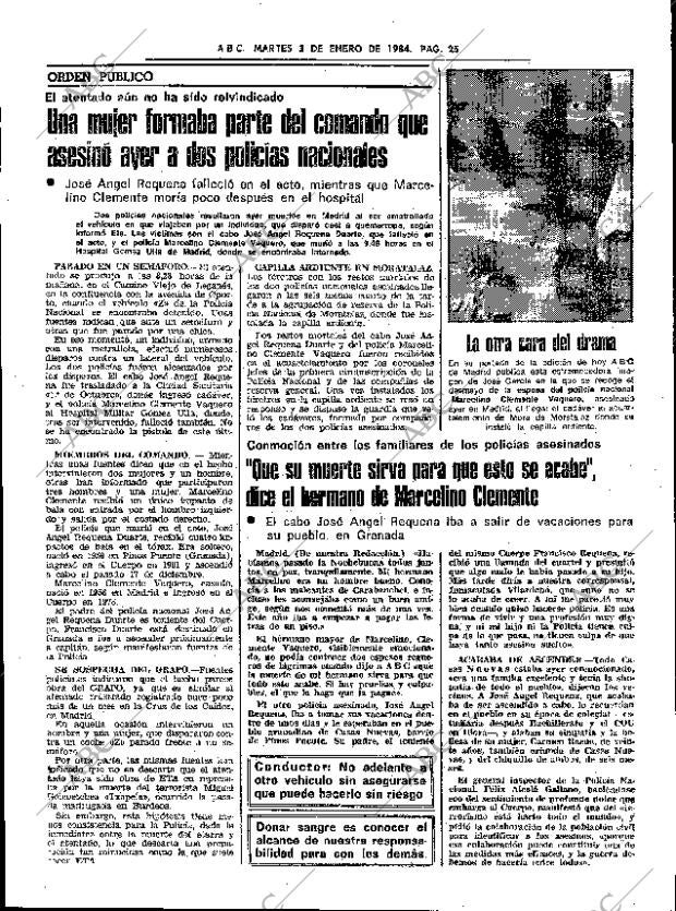 ABC SEVILLA 03-01-1984 página 25
