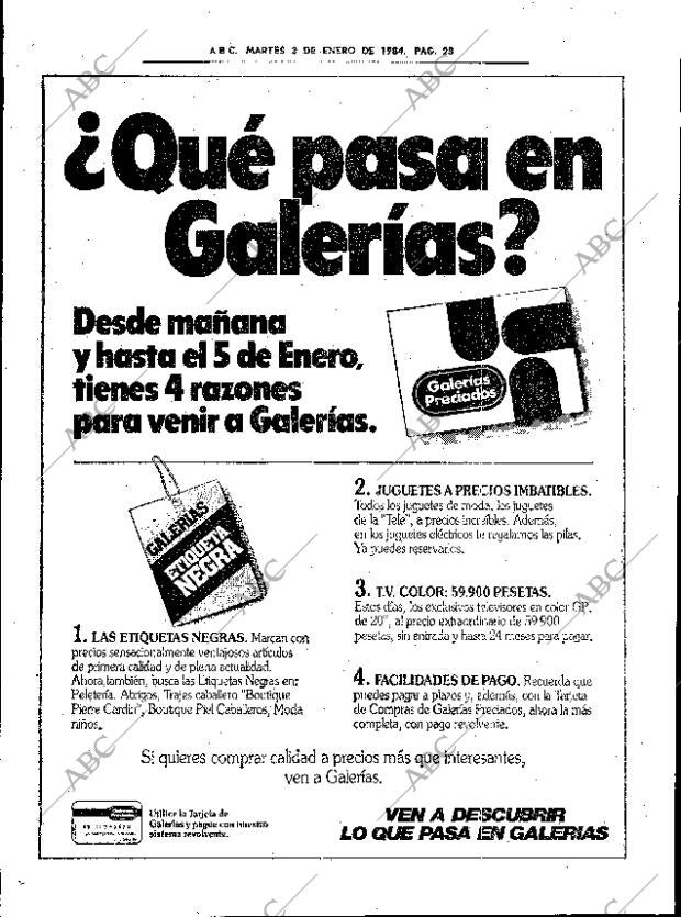 ABC SEVILLA 03-01-1984 página 28