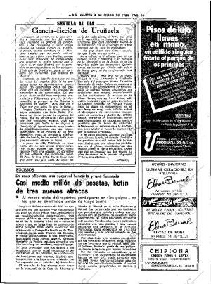ABC SEVILLA 03-01-1984 página 43