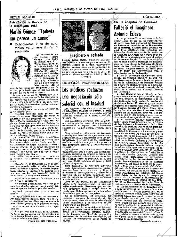 ABC SEVILLA 03-01-1984 página 48