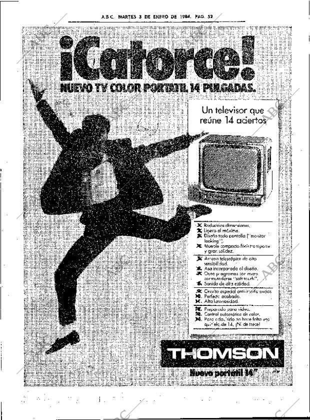 ABC SEVILLA 03-01-1984 página 52
