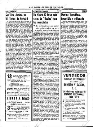 ABC SEVILLA 03-01-1984 página 78