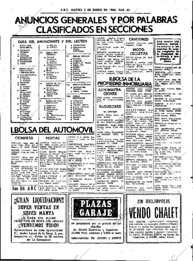 ABC SEVILLA 03-01-1984 página 83