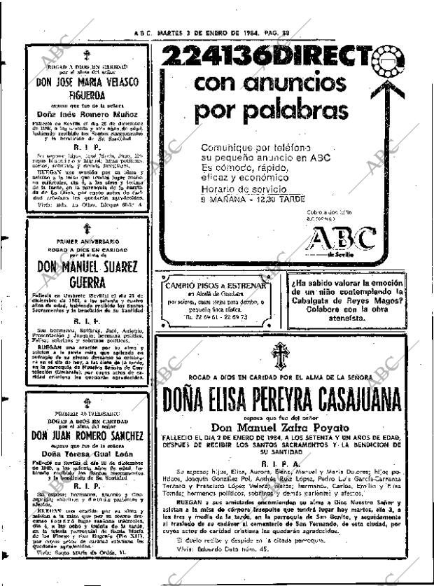 ABC SEVILLA 03-01-1984 página 88