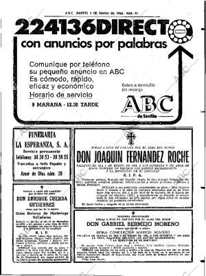 ABC SEVILLA 03-01-1984 página 91