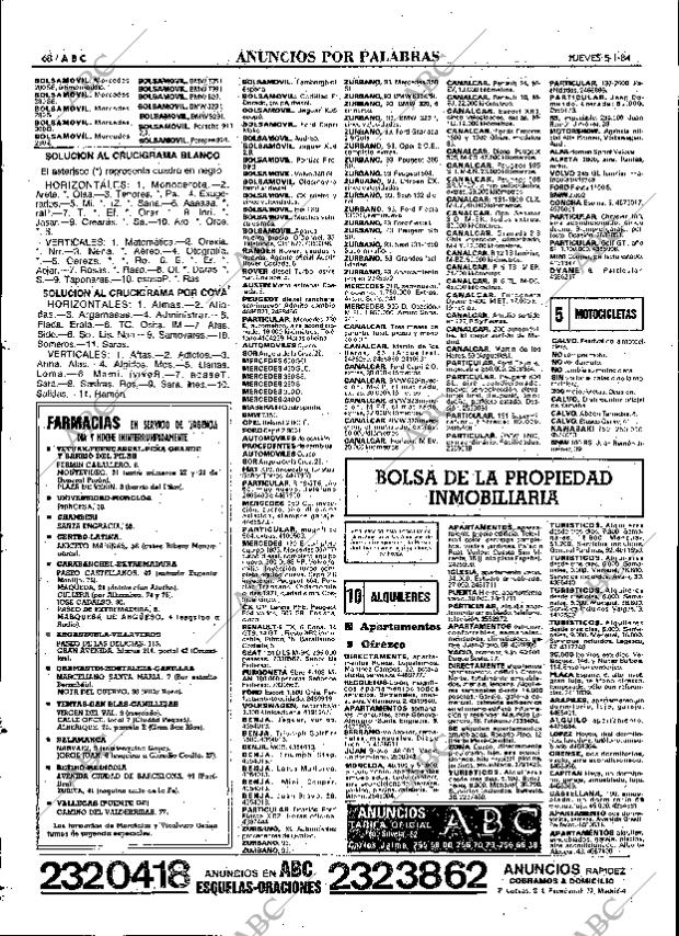 ABC MADRID 05-01-1984 página 68