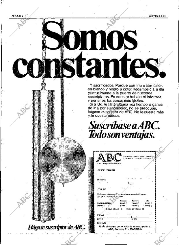 ABC MADRID 05-01-1984 página 78