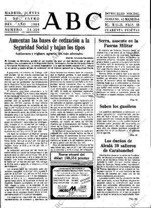 ABC MADRID 05-01-1984 página 9