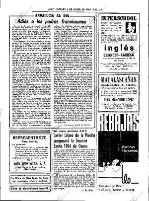 ABC SEVILLA 06-01-1984 página 23