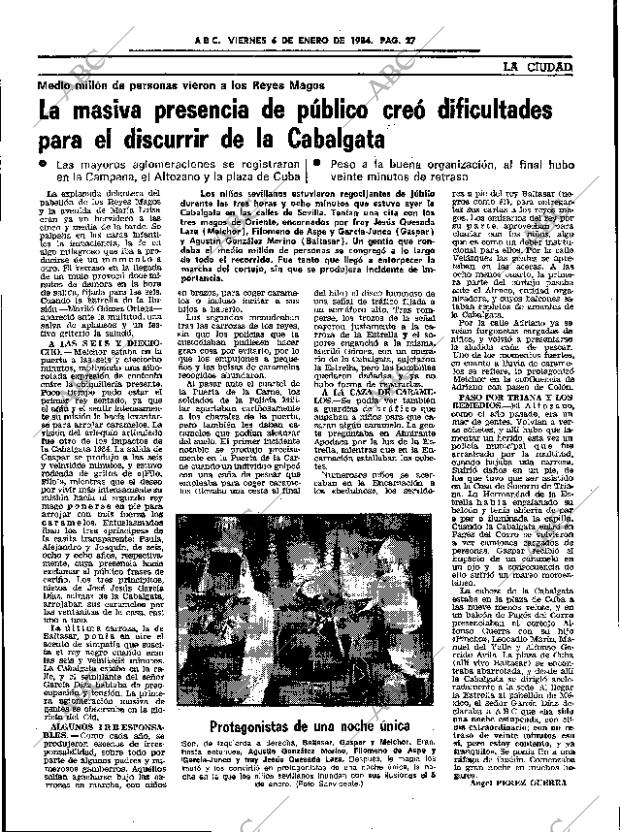 ABC SEVILLA 06-01-1984 página 27