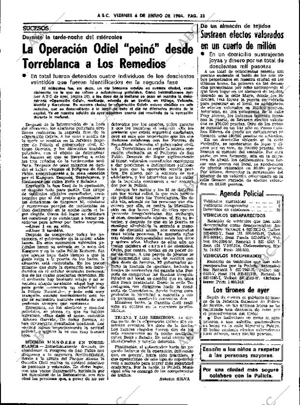 ABC SEVILLA 06-01-1984 página 33