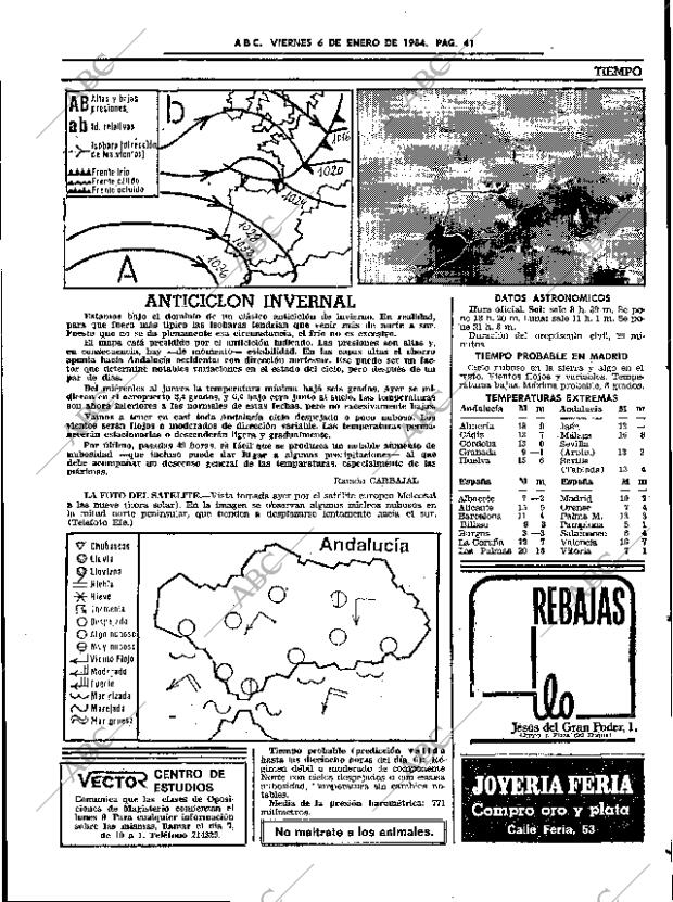 ABC SEVILLA 06-01-1984 página 41