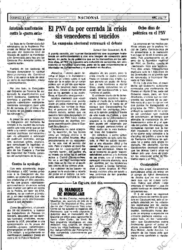 ABC MADRID 08-01-1984 página 19