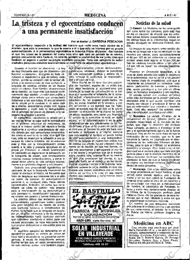 ABC MADRID 08-01-1984 página 47