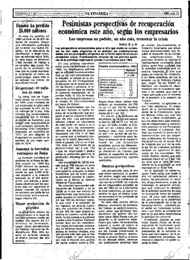 ABC MADRID 08-01-1984 página 55