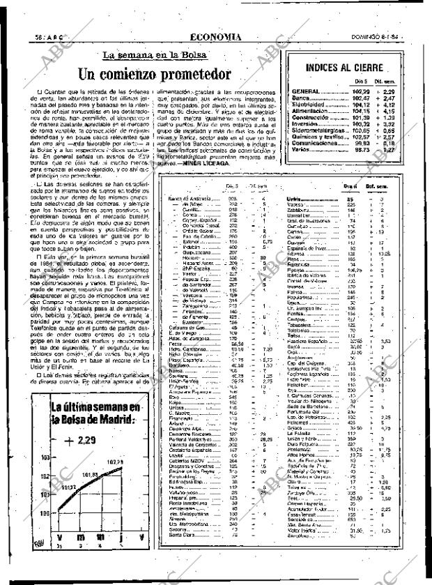 ABC MADRID 08-01-1984 página 58