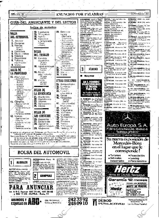 ABC MADRID 08-01-1984 página 78