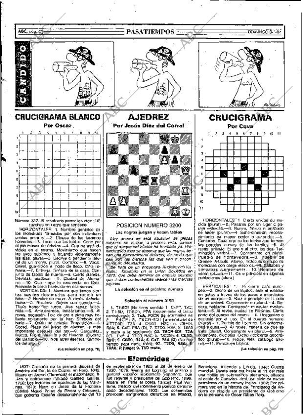 ABC MADRID 08-01-1984 página 92