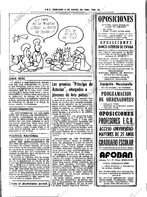ABC SEVILLA 08-01-1984 página 23