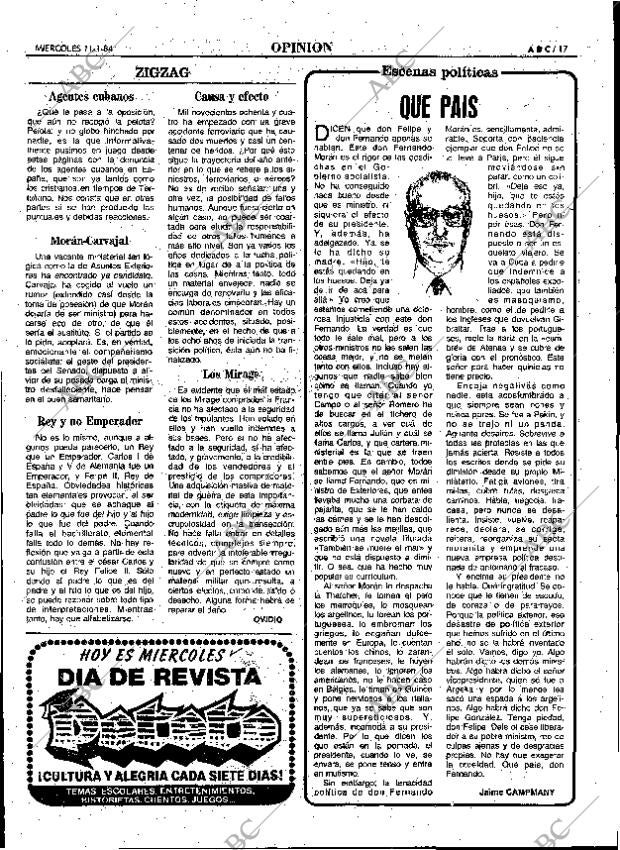 ABC MADRID 11-01-1984 página 17