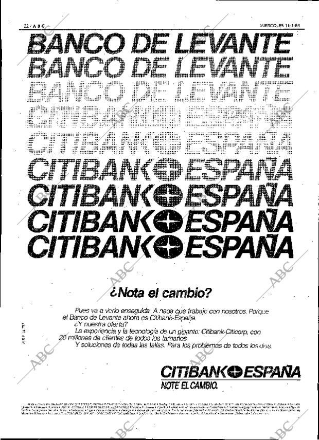 ABC MADRID 11-01-1984 página 32