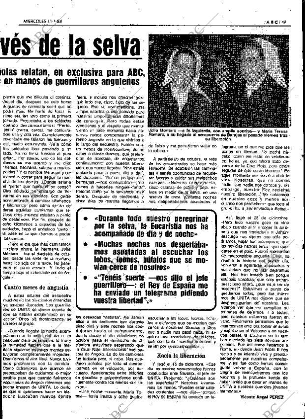 ABC MADRID 11-01-1984 página 49