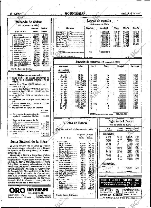 ABC MADRID 11-01-1984 página 54