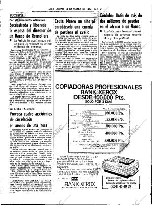 ABC SEVILLA 12-01-1984 página 41