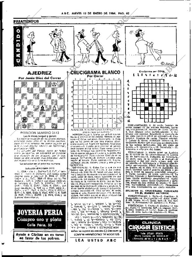 ABC SEVILLA 12-01-1984 página 62