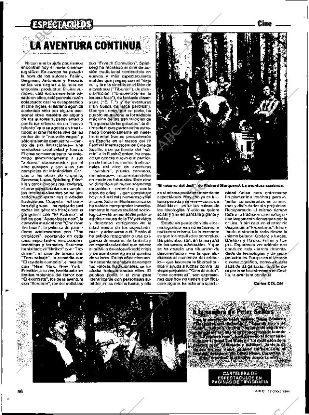 ABC SEVILLA 12-01-1984 página 66