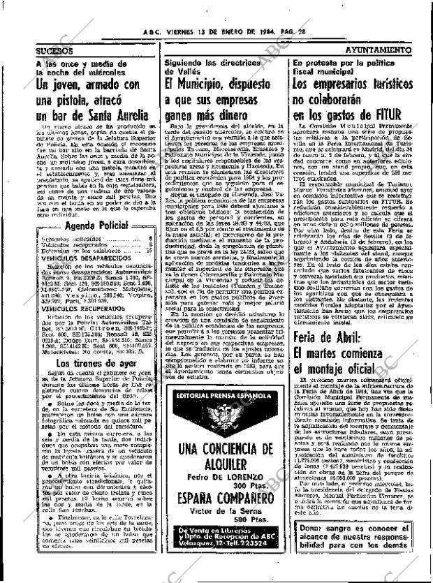 ABC SEVILLA 13-01-1984 página 28