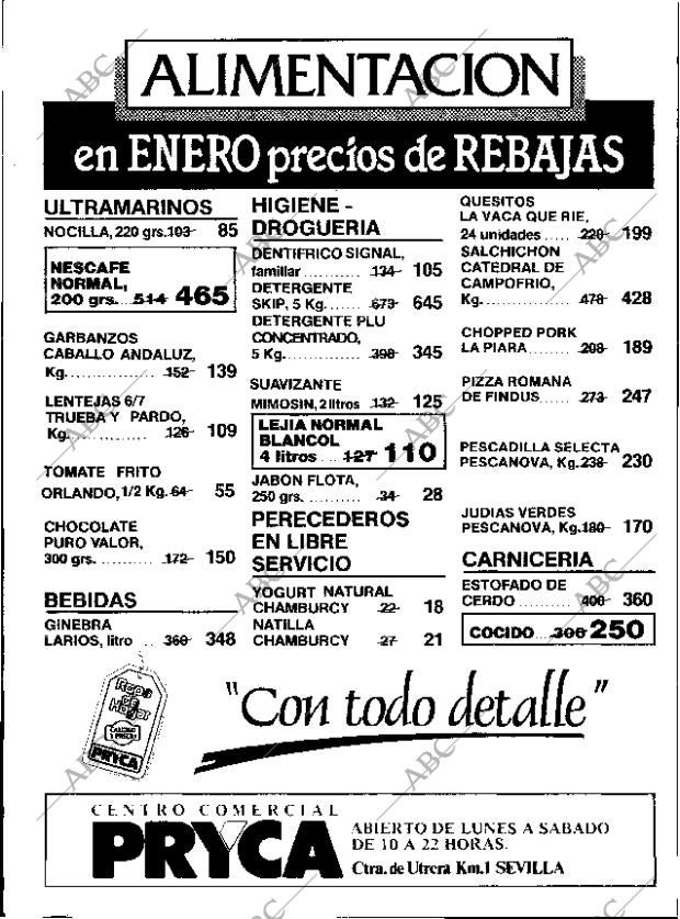 ABC SEVILLA 13-01-1984 página 4