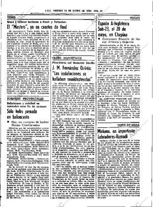 ABC SEVILLA 13-01-1984 página 44